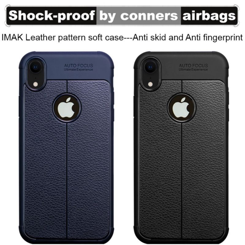 Deksel for iPhone XR Imak Imiterte Skinnsømmer