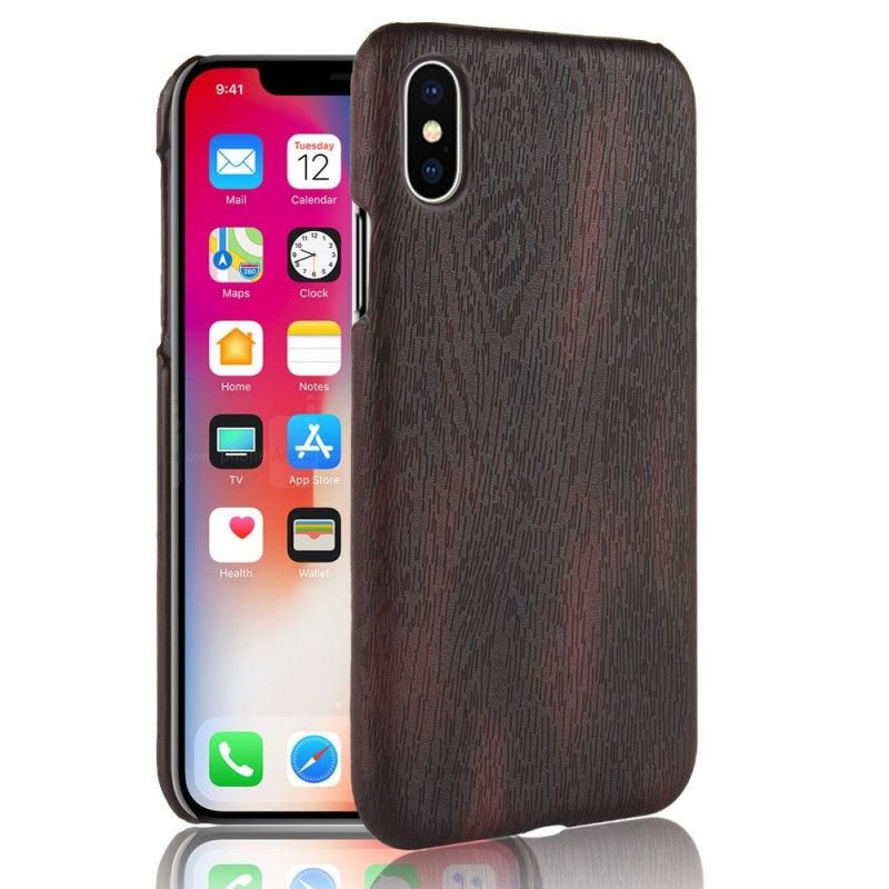 Deksel for iPhone XR Svart Elementserie I Tre