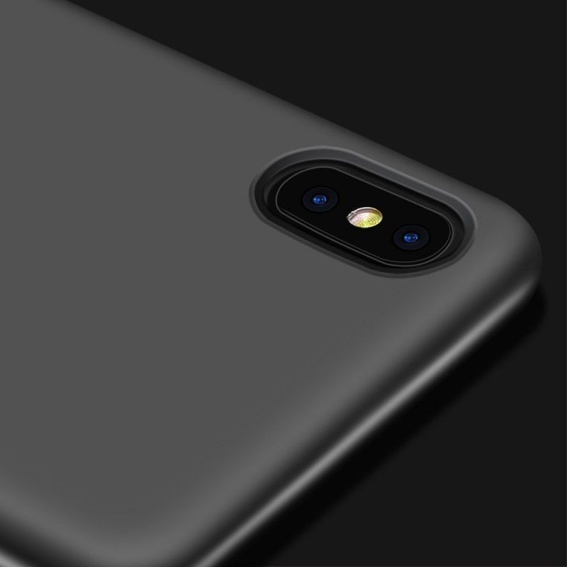 Deksel for iPhone XR Svart Metallisk Effekt