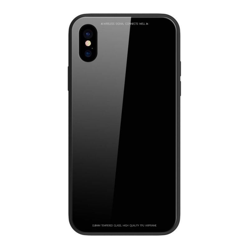 Deksel for iPhone XR Svart Sulada Glans