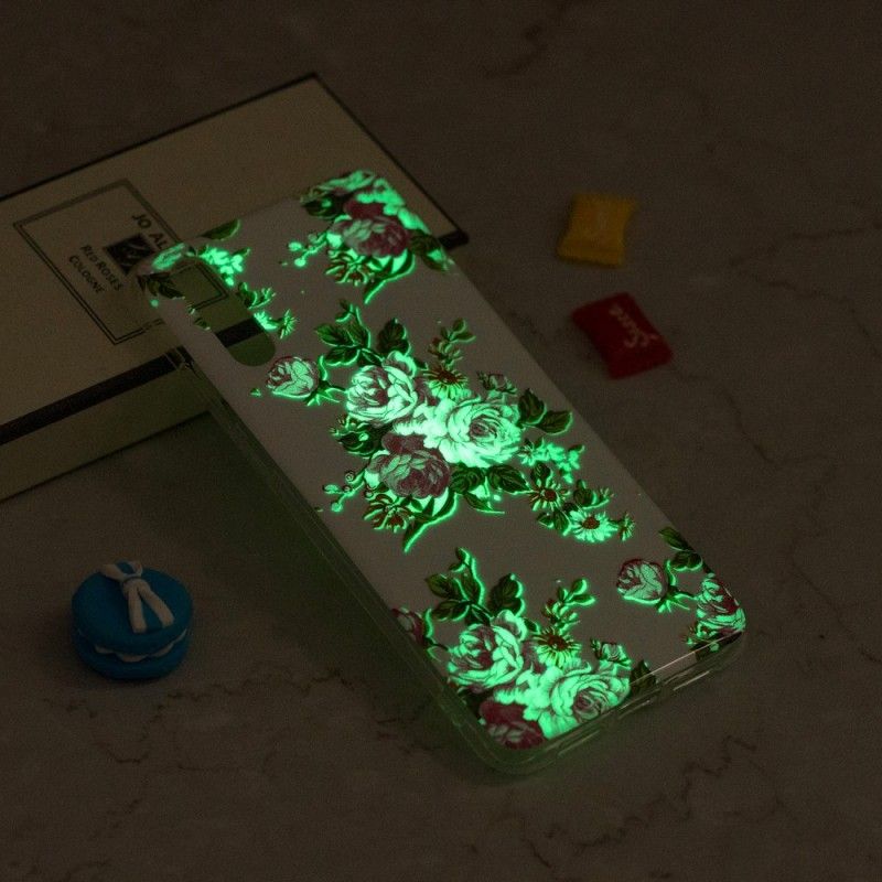 Deksel iPhone XR Fluorescerende Frihetsblomster Beskyttelse