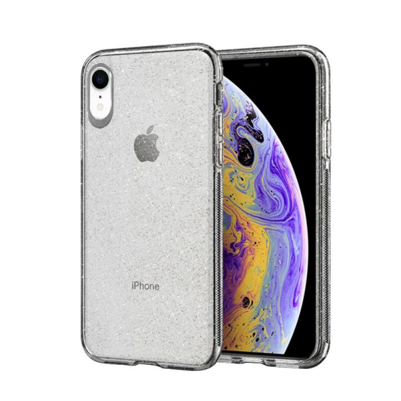 Deksel iPhone XR Golden Gjennomsiktig Fargeeffekt Nx