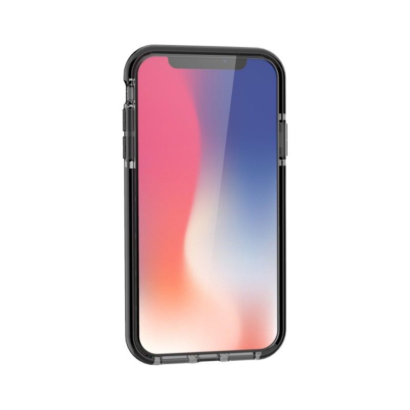 Deksel iPhone XR Hvit Prikker Blanke Kanter