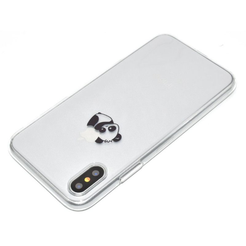 Deksel iPhone XR Logo Panda Spill Beskyttelse