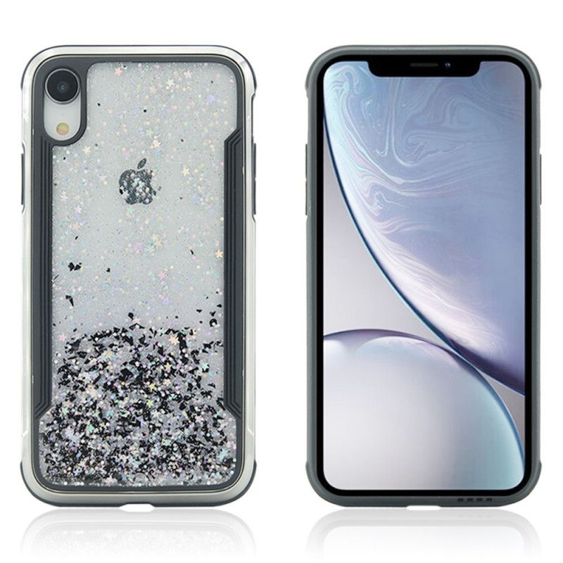 Deksel iPhone XR Rød Glittertrend