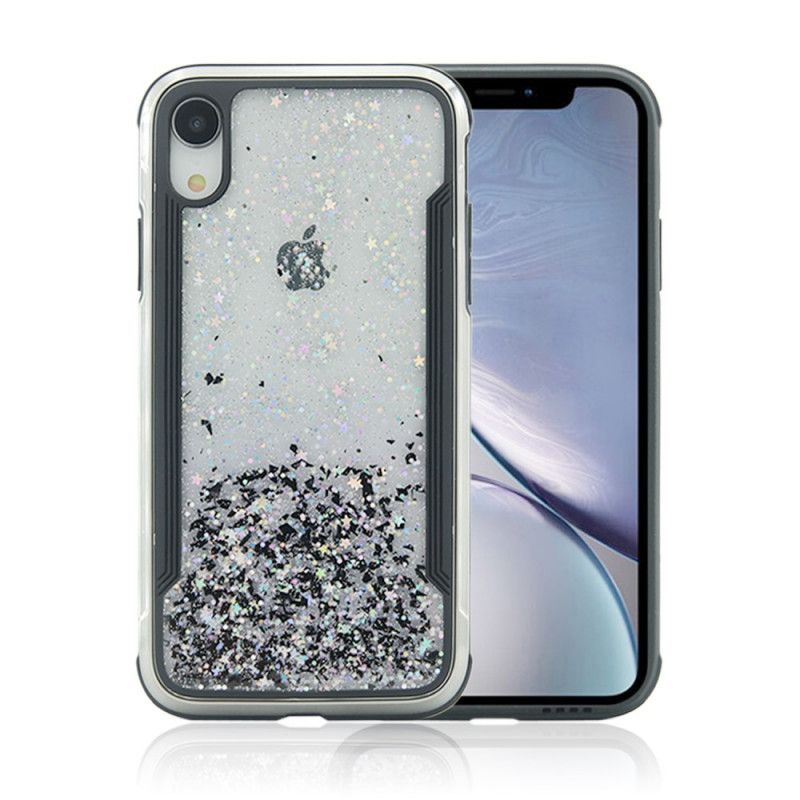 Deksel iPhone XR Rød Glittertrend