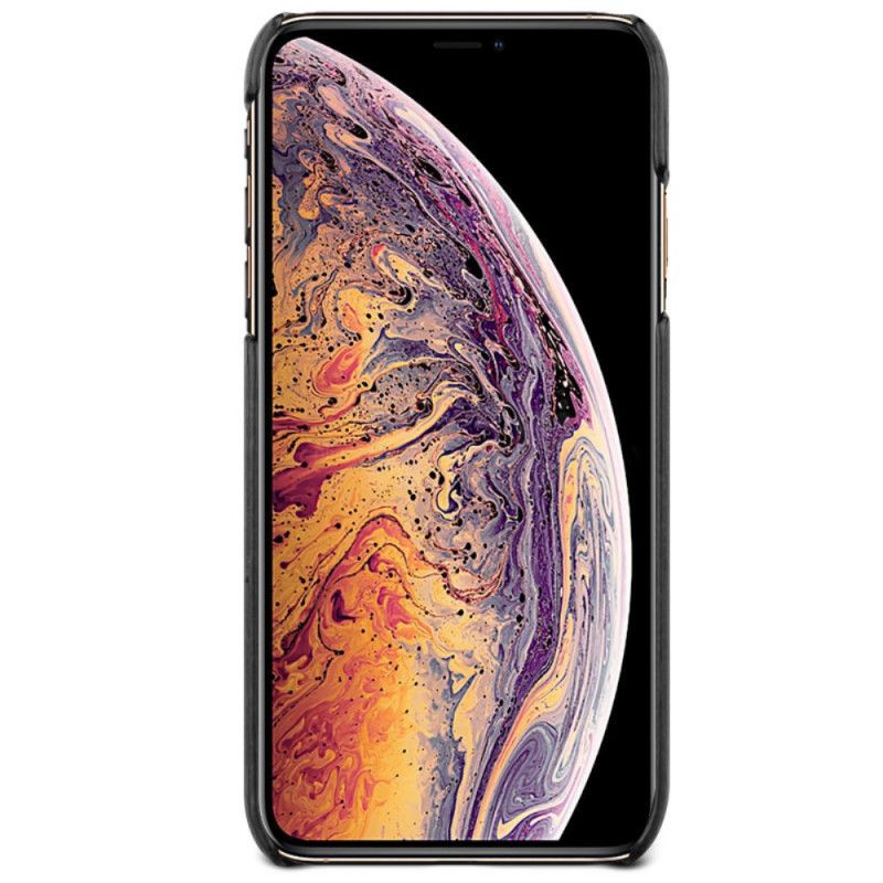 Deksel iPhone XR Svart Imak Ruiyi-Serien Skinneffekt