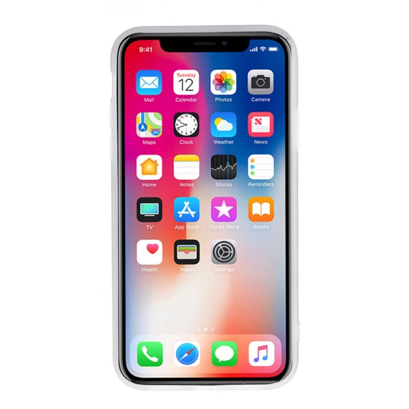 Deksel iPhone XR Svart Marmorfarget Geometri Beskyttelse