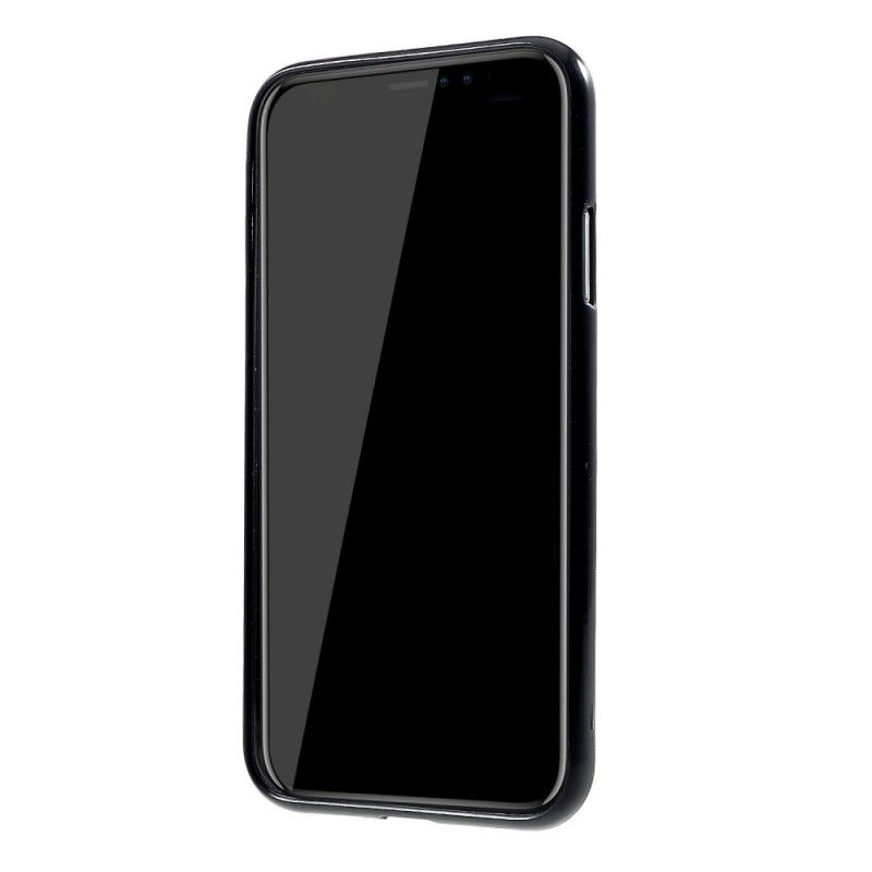 Deksel iPhone XR Svart Matt Silikon