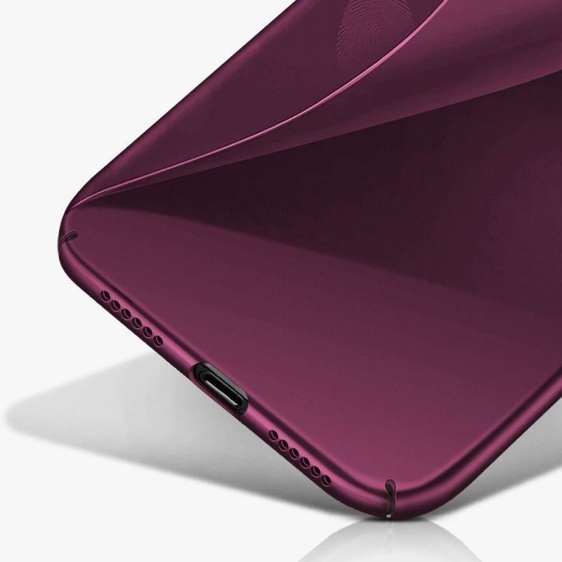 Deksel iPhone XR Svart Metalleffekt