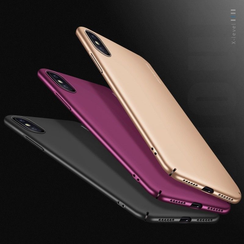 Deksel iPhone XR Svart Metalleffekt