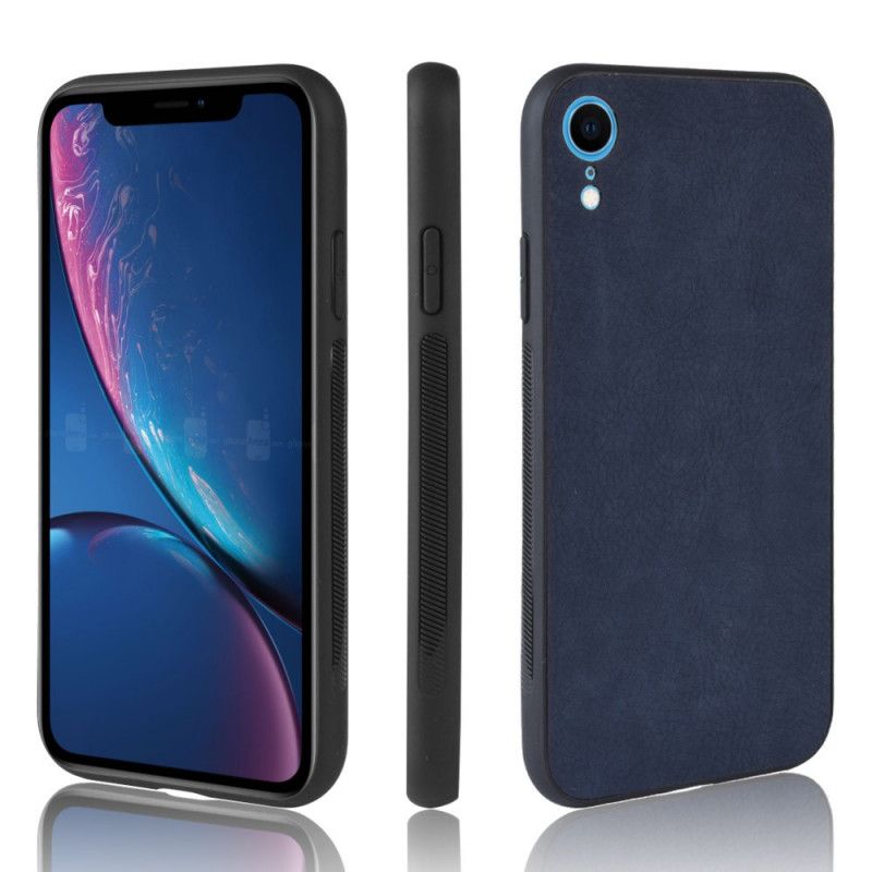 Deksel iPhone XR Svart Premium Skinneffekt