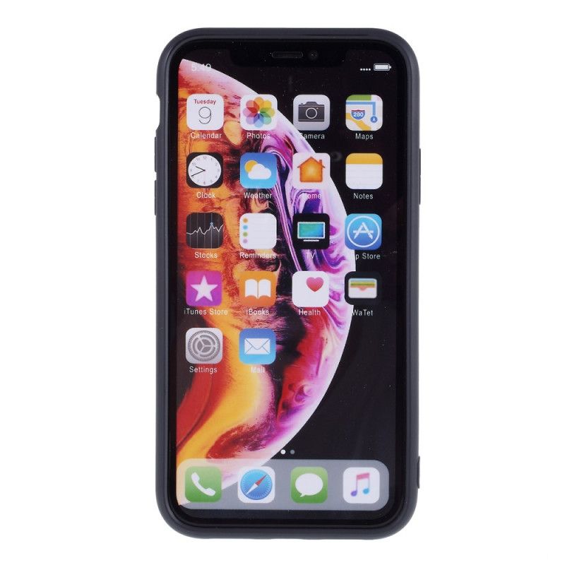 Deksel iPhone XR Svart Silikonfinhet 2.5 Mm