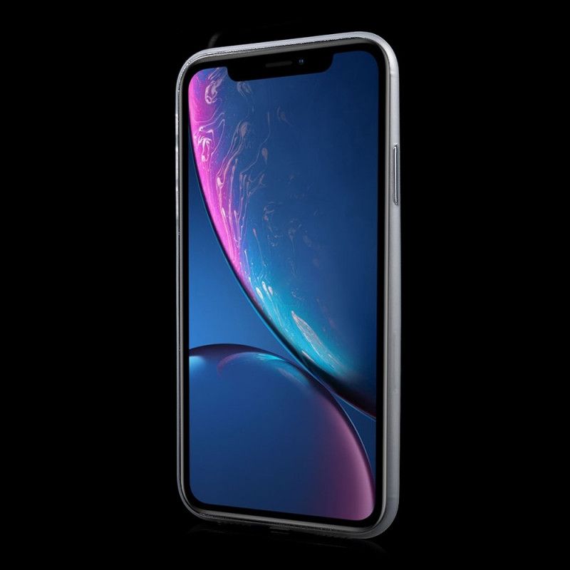 Deksel iPhone XR Svart Ultrafin Matt Anti-fall