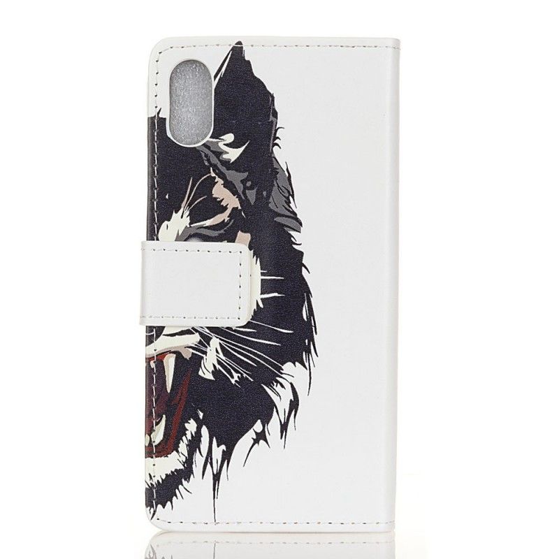 Folio Deksel for iPhone XR Hard Tiger