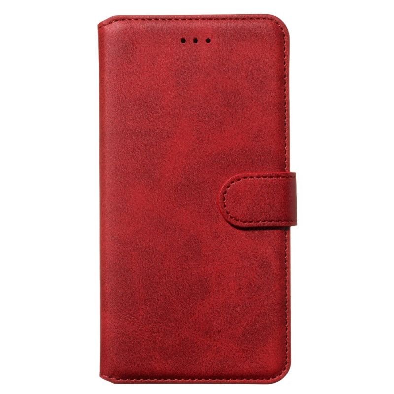 Folio Deksel iPhone XR Svart Retro Matt Skinneffekt Anti-fall