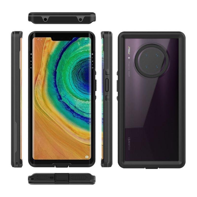 Deksel for Huawei Mate 30 Pro Svart Vanntett Skallboks