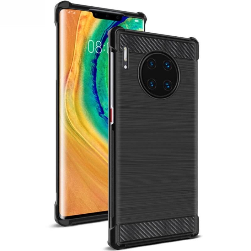 Deksel Huawei Mate 30 Pro Imak Vega-Serie Børstet Karbonfiber