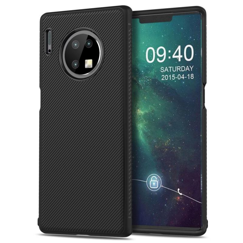 Deksel Huawei Mate 30 Pro Svart Jazzserie Twill Beskyttelse