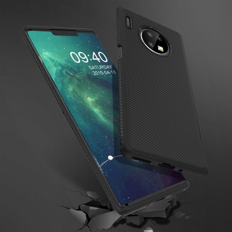 Deksel Huawei Mate 30 Pro Svart Jazzserie Twill Beskyttelse