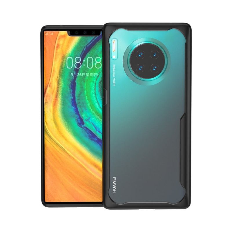 Deksel Huawei Mate 30 Pro Svart Skråkant Hybrid