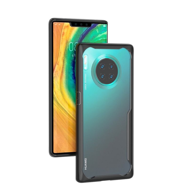 Deksel Huawei Mate 30 Pro Svart Skråkant Hybrid