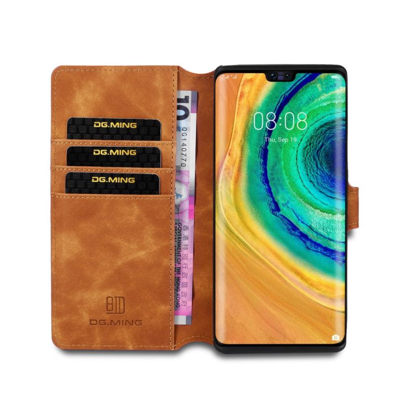 Folio Deksel Huawei Mate 30 Pro Svart Retro Dg.Ming