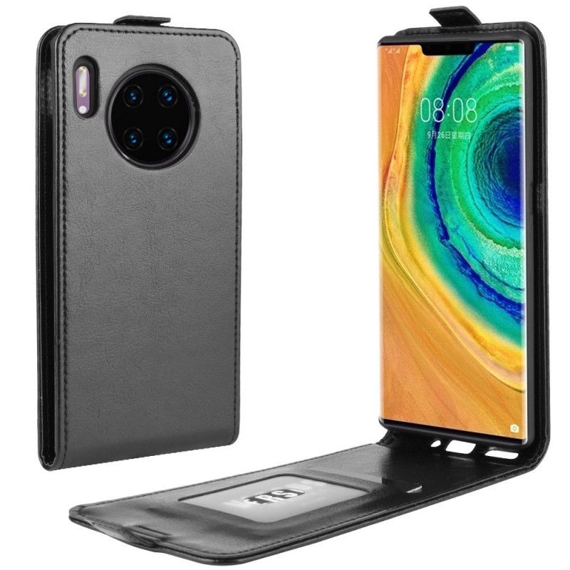 Folio Deksel Huawei Mate 30 Pro Svart Retrofolding