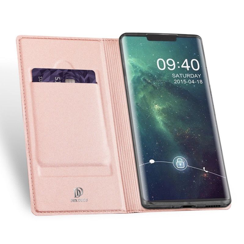 Folio Deksel Huawei Mate 30 Pro Svart Skin Pro Series Dux Ducis