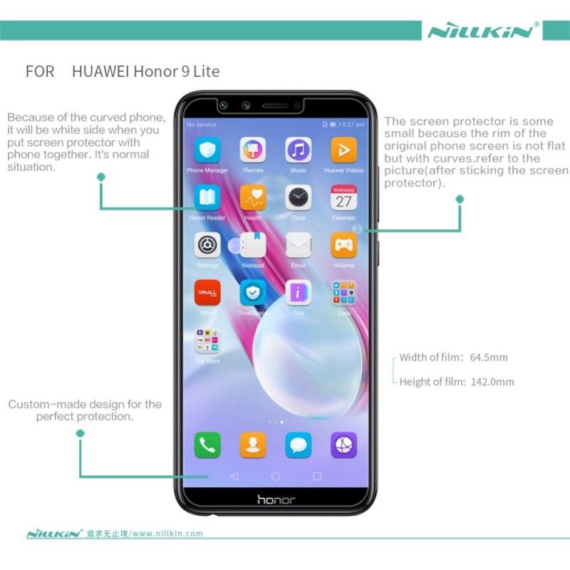 Skjermbeskyttelsesfilm For Honor 9 Lite