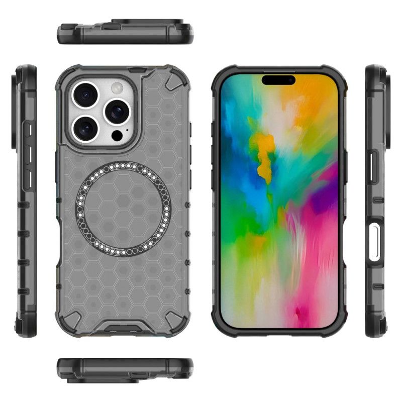 Deksel iPhone 16 Pro Max Magnetisk Honningkake Beskyttelse Deksel