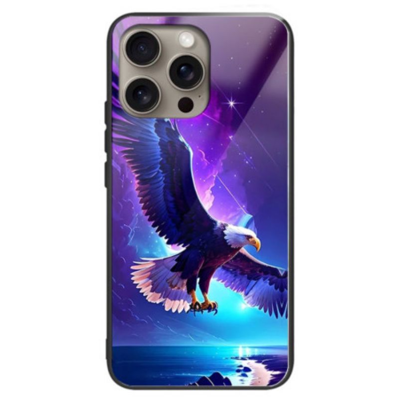 Deksel Til iPhone 16 Pro Max Flying Eagle Herdet Glass