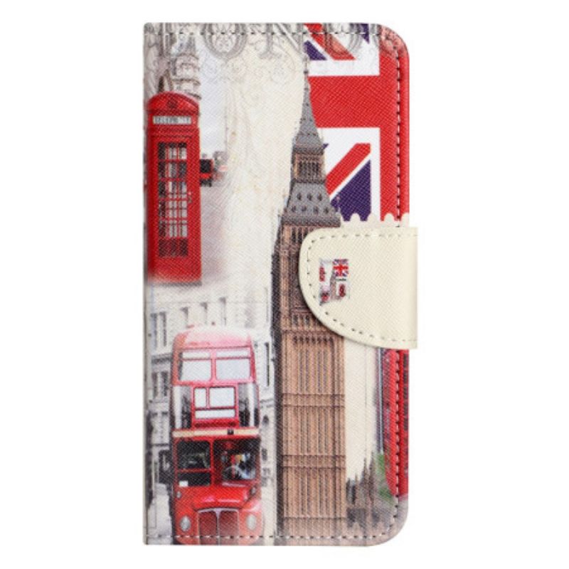 Folio Deksel iPhone 16 Pro Max London Life Beskyttelse Deksel