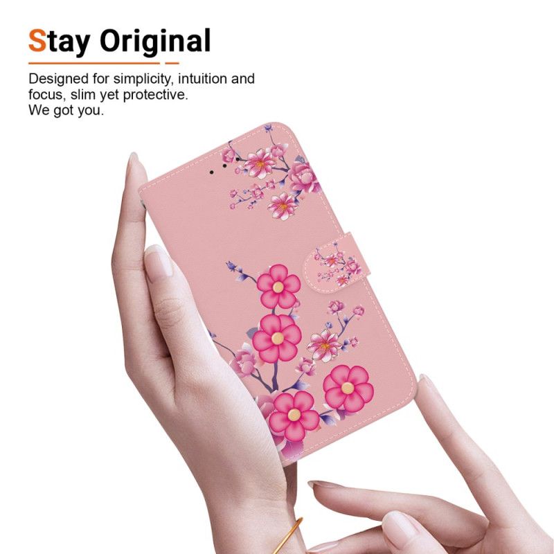 Folio Deksel iPhone 16 Pro Max Sakura-rem