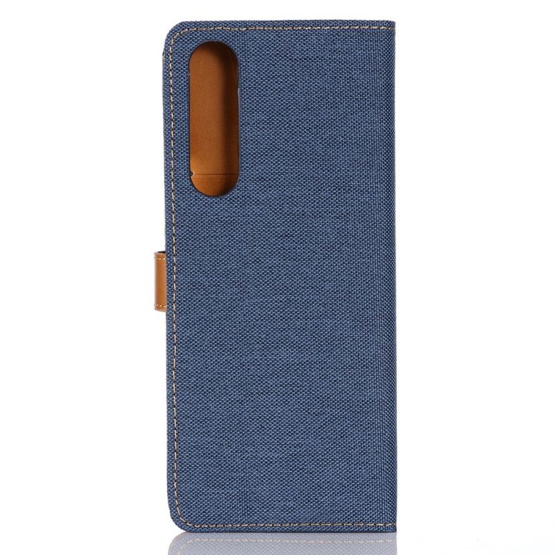 Folio Deksel for Sony Xperia 1 II Svart Oxford Stoff