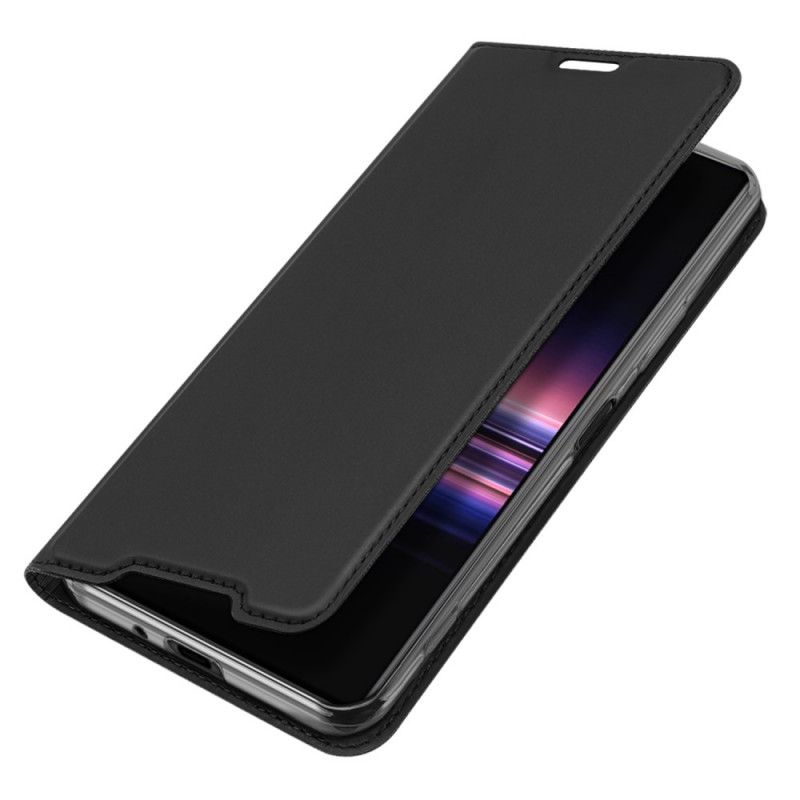 Folio Deksel Sony Xperia 1 II Svart Pro Dux Ducis Hud Anti-fall