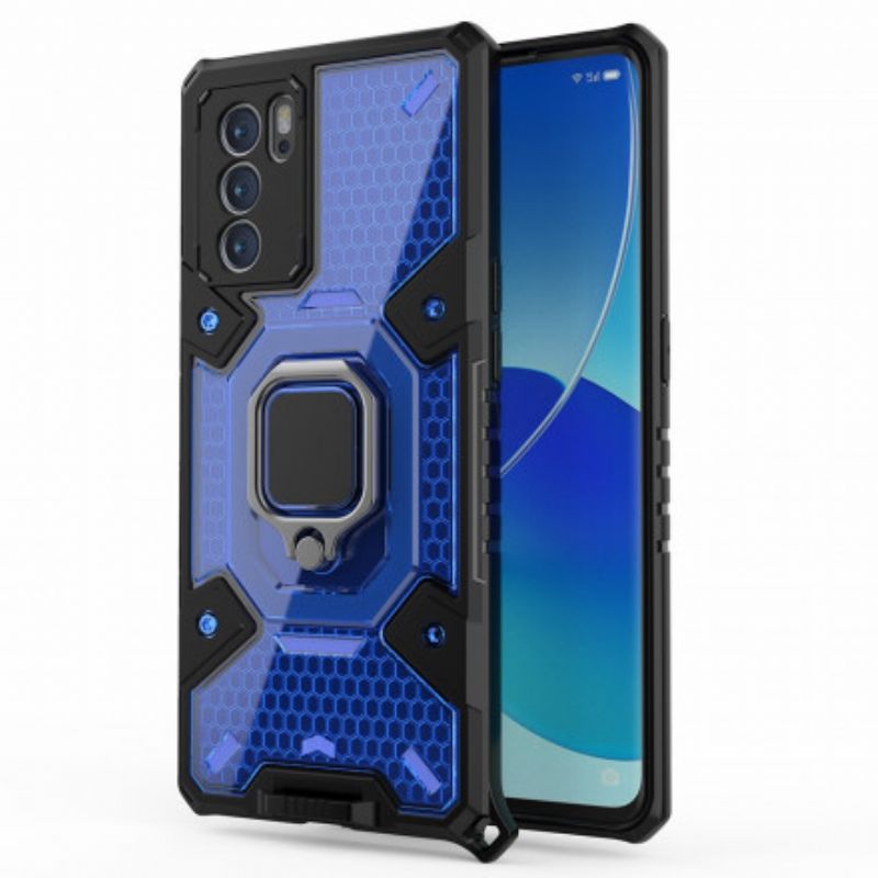 Deksel Oppo Reno 6 Pro 5g Honeycomb With Ring