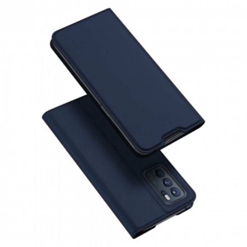 Folio Deksel Lær Oppo Reno 6 Pro 5g Mobildeksel Skin Pro Series Dux Ducis