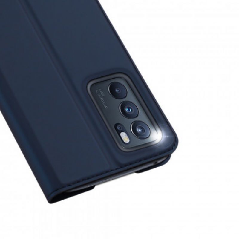 Folio Deksel Lær Oppo Reno 6 Pro 5g Mobildeksel Skin Pro Series Dux Ducis