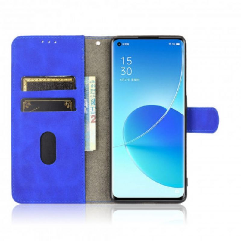 Folio Deksel Oppo Reno 6 Pro 5g Skin-touch Beskyttelse Deksel