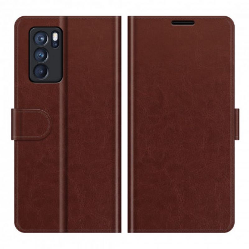 Folio Deksel Til Oppo Reno 6 Pro 5g Faux Leather Ultra