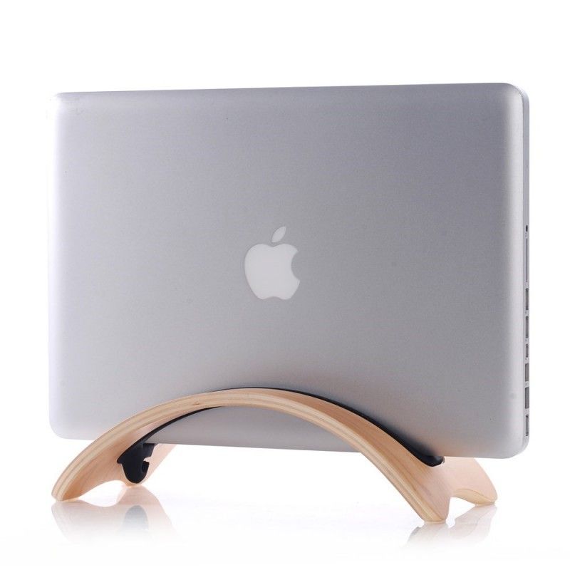 Bookarc Natural Wood Holder For Macbook