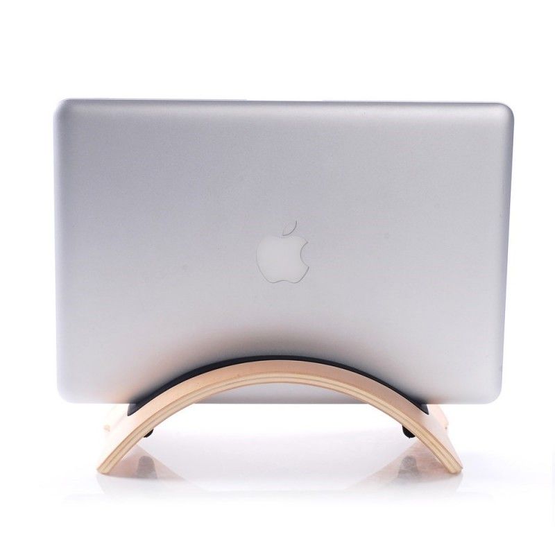 Bookarc Natural Wood Holder For Macbook