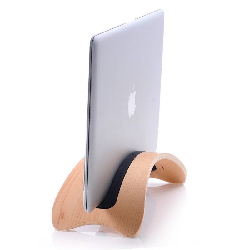 Bookarc Natural Wood Holder For Macbook