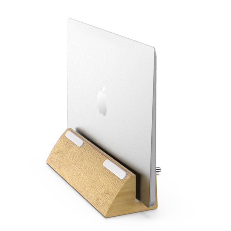 Dirose Wood Block Desk Stand For Macbook