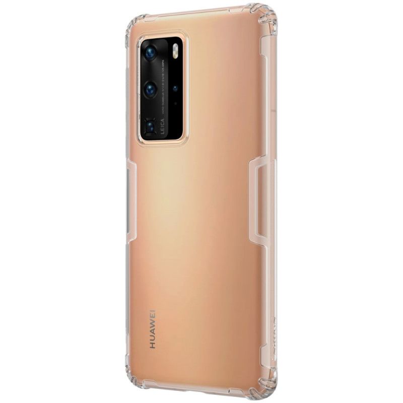 Deksel for Huawei P40 Pro Grå Forsterket Gjennomsiktig Nillkin