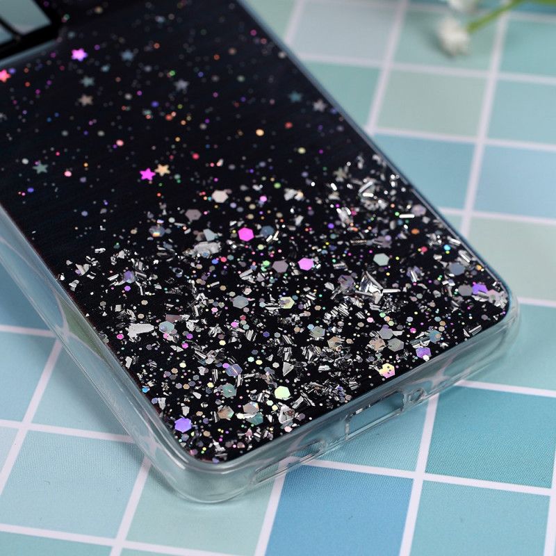 Deksel for Huawei P40 Pro Svart Jeg Elsker Glitter