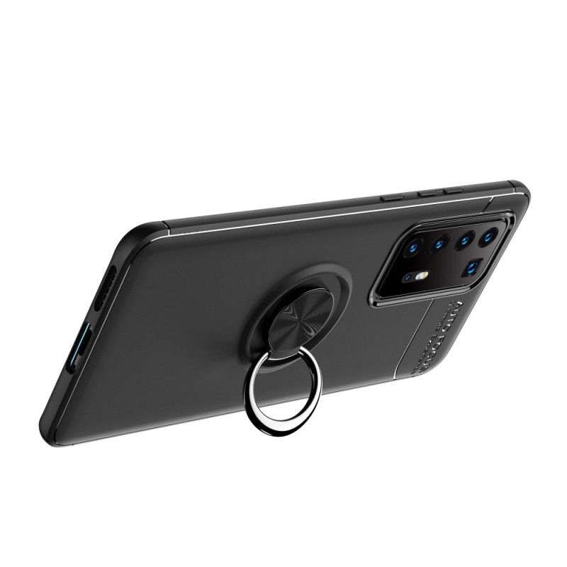 Deksel for Huawei P40 Pro Svart Roterende Ring