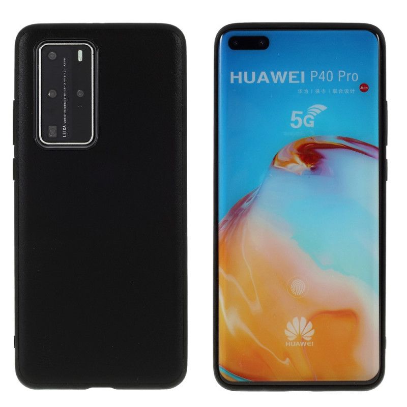 Deksel for Huawei P40 Pro Svart X-Nivå Skinnstil