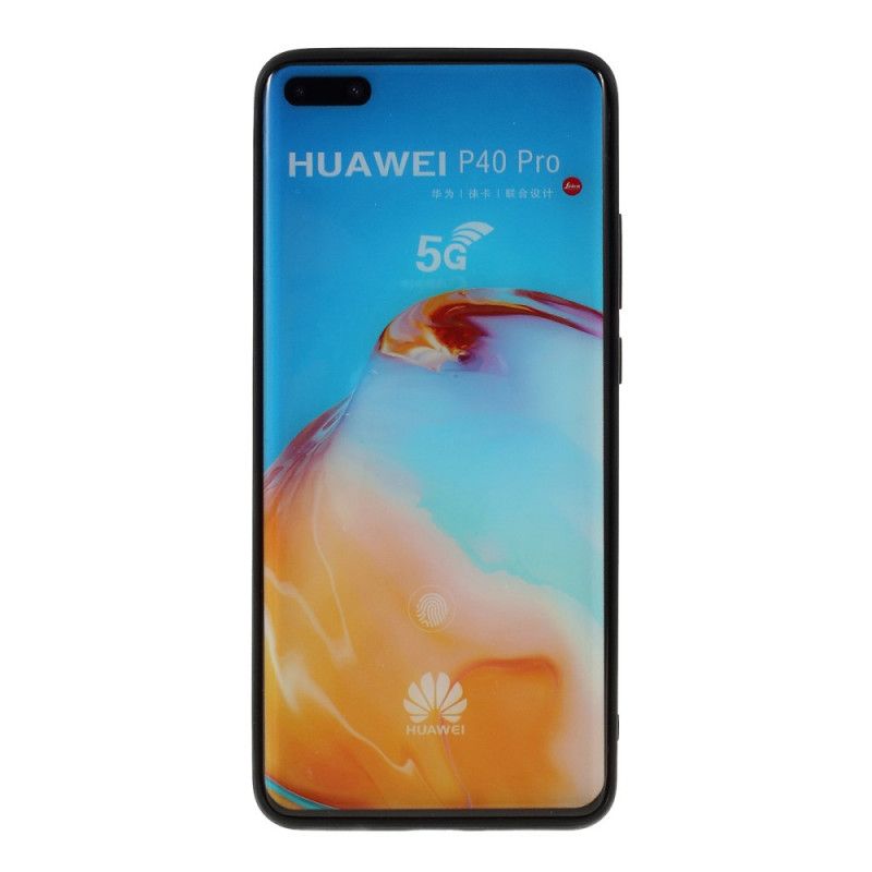 Deksel for Huawei P40 Pro Svart X-Nivå Skinnstil